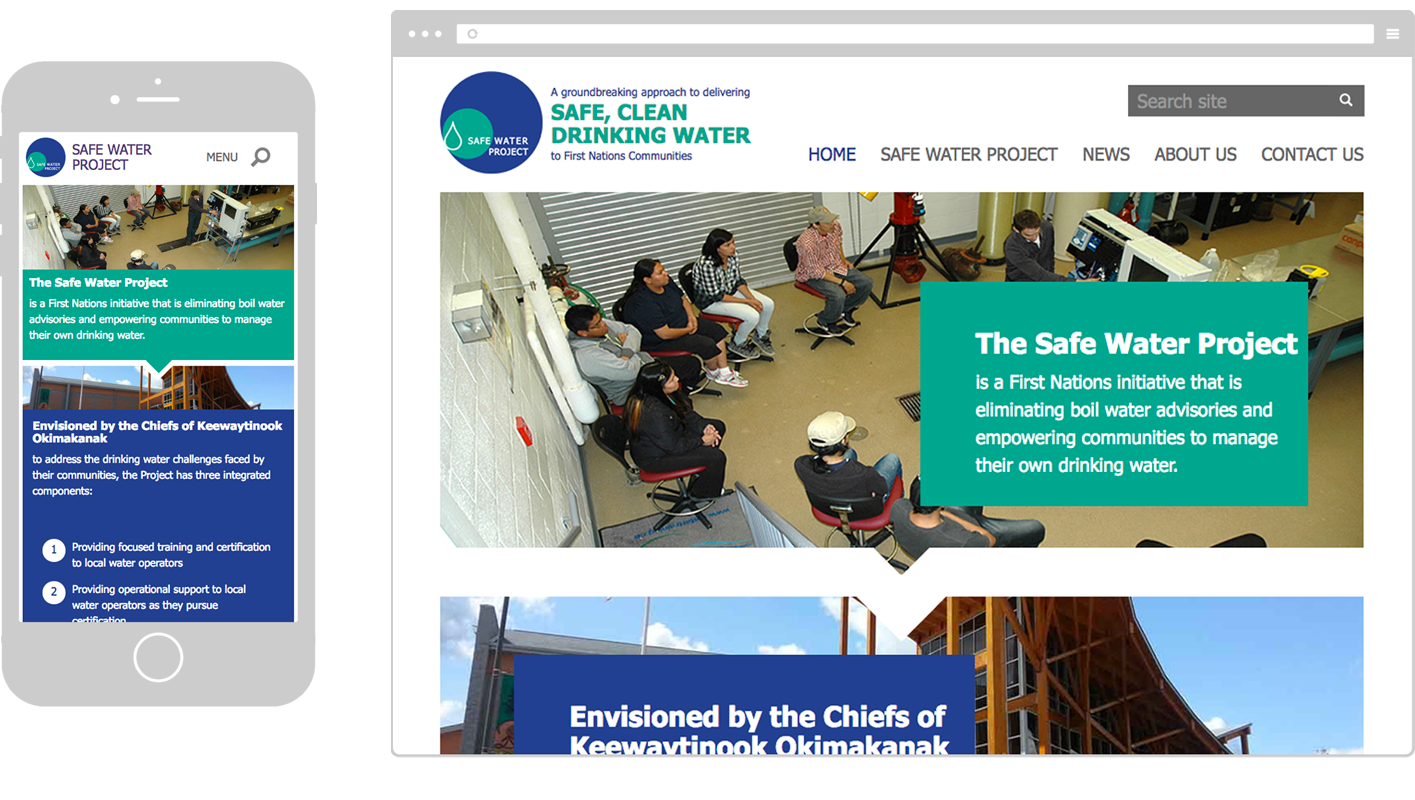 Safe Water Project's website